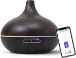 Meross Smart WiFi Essential Oil Diffuser Works with Apple HomeKit & Alexa, Ultrasonic Aromatherapy Diffuser & Mist Humidifier with Voice & APP Remote Control, Schedule & Timer, RGB Light - Image 2