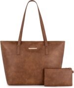 Montana West Tote Bags Vegan Leather Purses and Handbags for Women Top Handle Ladies Shoulder Bags - Image 2