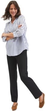 Motherhood Maternity Womens Bi-Stretch Secret Fit Belly Straight Leg Suiting Pant - Image 2