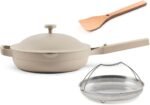 Our Place Always Pan 2.0 | 10.5" Ceramic Pan with Modular Lid, Steamer Basket & Spatula | Patented 10-in-1 Nonstick, Non-Toxic Cookware Made Without PFAS | Induction & Oven-Safe up to 450°F | Steam - Image 2