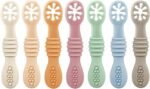 PandaEar 7 Pack Silicone Baby Feeding Spoon | Baby Led Weaning Supplies | Toddler Infant Feeding Spoon First Stage - Image 2