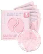 Patchology Serve Chilled Rosé Hydrating Under Eye Patches – Hyaluronic Acid & Antioxidant-Infused Eye Masks to Reduce Dark Circles, Puffiness & Fine Lines - Ideal Skincare Essentials (5 Pairs) - Image 2
