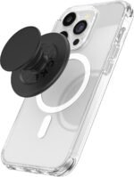 PopSockets Phone Grip for MagSafe with Kickstand, Magnetic Stand, Swappable Top, Secure Hold for iPhone MagSafe Cases, Phone & Tablet Grip - Black - Image 2