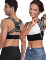 Posture Corrector for Women Men,BI-Straps Back Straightener - Bamboo Fiber Back Brace Posture Corrector - Instant Upper Back Pain Relief - Image 2