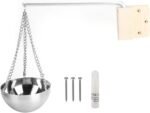 Sauna Oil Cup, Hanging Sauna Aromatherapy Oil Holder, Stainless Steel Sauna Accessories Essential Oil Bowl, Sauna Vent for Sauna and Spa - Image 2