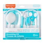Smart Care Fisher-Price 12-Piece Baby Grooming Kit, Newborn Essentials, Baby Gift Set, Includes Baby Nail Kit, Baby Oral Care, Baby Hair Brush, Baby Comb - Image 2