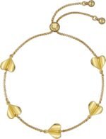 Ted Baker London Hedra Flutter Heart Adjustable Bracelet for Women (Gold) - Image 2