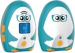 TimeFlys Audio Baby Monitor Portable, Two-Way Talk, Long Range up to 1000 ft, Temperature Monitoring and Warning, Lullabies, Vibration, LCD Display - Image 2