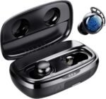 Tribit Wireless Earbuds, 110H Playtime Bluetooth 5.3 IPX8 Waterproof Touch Control True Wireless Bluetooth Earbuds with Mic Earphones in-Ear Deep Bass Built-in Mic Bluetooth Headphones, FlyBuds 3 - Image 2