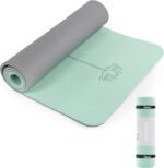 UMINEUX Yoga Mat Extra Thick 1/3'' & 2/5" Non Slip Yoga Mats for Women Eco Friendly TPE Fitness Exercise Mat with Carrying Sling & Storage Bag - Image 2