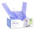 Ubbi Disposable Diaper Sacks, Lavender Scented, Easy-To-Tie Tabs, Diaper Disposal or Pet Waste Bags, 200 Count - Image 2