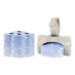 Ubbi On-the-Go Gray Bag Dispenser and Waste Disposal Bags Refill, 60 Lavender Scented Diaper Bags, Baby Savings Bundle, New Parent Gift - Image 2