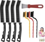 WDRIGE 8Pcs Crevice Cleaning Brushes for Household Use, Grout Cleaner Brush, Hard Bristle Gap Cleaning Tool, Suitable for Kitchen, Bathroom and Other Areas Usually Difficult to Reach - Image 2