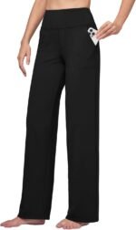 Willit Women's Yoga Pants Wide Leg Dress Work Pants Stretch Casual Pants Slacks with Pockets High Waist 28" 30" 32" - Image 2