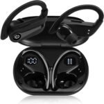 Wireless Earbuds for Xiaomi Poco M3 with Immersive Sound True 5.0 Bluetooth Over The Ear Sport Headphones with a Charging Case - Stereo Calls Touch Control IPX7 Sweatproof Deep Bass - Image 2