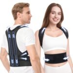 babaka Posture Corrector for Women and Men, Adjustable Full Back Support, Upper and Lower Back Pain Relief, Back Brace, Shoulder Straightener, Scoliosis, Hunchback, Thoracic, Spine Corrector (Large, Waist: 30''-39'') - Image 2