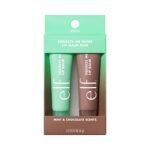 e.l.f. Squeeze Me More Lip Balm Duo, Moisturizing Balm For A Sheer Tint Of Color, Made With Hyaluronic Acid, Vegan & Cruelty-Free, Mint & Chocolate - Image 2