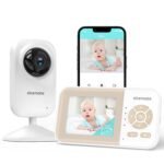 ebemate Video Baby Monitor Camera with 2.8" LCD Screen Video & Audio No Glow Night Vision,2-Way Talk Audio Cam Baby Monitoring 1200FT Range EBE28 - Image 2