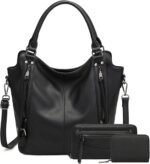 lapsting Hobo Bags for Women Handbags Purse Ladies Boho Shoulder Bag Crossbody Purses Faux Leather - Image 2