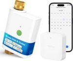 meross WiFi Water Hose Timer with WiFi Hub, Smart Sprinkler Valve with Brass Inlet & Outet, Work with Apple Homekit, Alexa & Google Assistant, Watering Timer for Lawn, Garden, Yard and Pool - Image 2