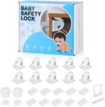 10 Pack Magnetic Cabinet Locks for Child Safety, Drawer Locks Baby Proofing, Magnetic Door Safety Locks for Cabinets and Drawers, Easy Installation No Tools Required (10 Pack and 2 Keys) - Image 2
