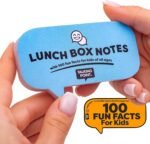 100 Fun Lunch Box Notes for Kids – Inspirational Sticky Notes with Fun Facts, Positive Quotes & Space for Personal Notes – Talking Point Cards for School Lunch Box Accessories & Parent-Child Bonding - Image 2