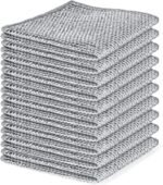 10PCS Set Non-Scratch Steel Wool Dishcloth - Multi Purpose Wire Dishwashing Rags Kitchen Towels and Dishcloths Sets Durable Cleaning Pads Bathroom Home Essentials Cleaning Supplies Tools - Image 2