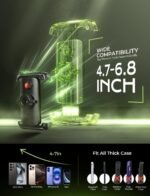 LISEN Bike Phone Holder, [Super Easy Install] Ultra Stable Motorcycle Phone Mount, Ebike Accessories Bicycle Handlebar Holder Mount Gift for Adults Kids Bike Gear Accessories for iPhone Samsung Pixel - Image 4