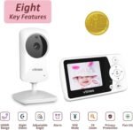 Baby Monitor No WiFi 2.4" Screen, Video Baby Camera Monitor Night Vision, 1000ft Range, 2X Zoom, Ideal for Elderly Pet (NO Charging Plug) - Image 3