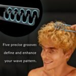 Volumizing Texture Comb,Wide Tooth for Curls and Maximum Root Lift & Seamless Bang Styling, Hair Styling Tool for Women & Men - Image 4