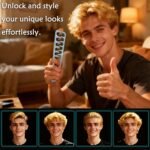 Volumizing Texture Comb,Wide Tooth for Curls and Maximum Root Lift & Seamless Bang Styling, Hair Styling Tool for Women & Men - Image 6