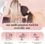 Kitsch Continuous Spray Bottle for Hair – Fine Mist Water Mister & Water Spray Bottle – Recycled Hair Spray Bottle – Spray Bottles for Cleaning, Styling, Plants & More – White, 150ml - Image 6