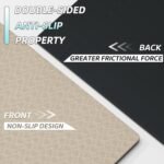 Extra Long & Wide Yoga Mat for Tall Men & Women,76''x32.6''x7mm - High Density TPE Non-Slip Both Sides, Lightweight 1.1kg with Superior Cushioning for gymnastics, Pilates, Home, Workout - Image 4