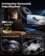 SoundPEATS Clip1 Advanced Open Ear Earbuds with Hi-Res LDAC & Dolby Audio | Comfortable, Secure Clip-On Design for Sports, Workouts, Office | 40H Playtime, Fast Charging, IPX5, Bluetooth 5.4 - Image 3