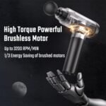 cotsoco Massage Gun, Muscle Massage Gun Deep Tissue Back Massager for Pain Relief, 20 Speeds Handheld Electric Massager Tool with Silent Brushless Motor, Suitable for Gym Office Home Travel - Image 5