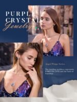 CDE Valentines Day Gifts for Women Angel Wings Necklace for Women with Birthstone, Love Heart Silver Tone/Gold Tone Pendant, Ideal Anniversary or Birthday Jewelry Gifts for Wife Girlfriend Her - Image 4