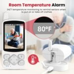 CallToU Elderly Monitor with Camera and Audio, 2-Way Talk Baby Monitors for Elderly No Wi-Fi Video Monitor for Elderly,Call Button for Elderly Home/Nursing Home Use | for Seniors, Dementia Patients - Image 9