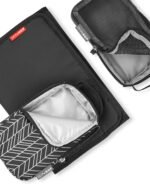 Skip Hop Diaper Bag Backpack: Forma, Multi-Function Baby Travel Bag with Changing Pad & Stroller Attachment, Jet Black - Image 4