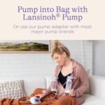 Lansinoh Breastmilk Storage Bags, 50 Count, 6 Ounce, Self Standing, Easy to Use Milk Storage Bags for Breastfeeding, Presterilized, Hygienically Doubled-Sealed, for Refrigeration and Freezing - Image 6