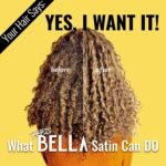 PARISBELLA Satin Lined Sleep Cap Bonnet for Curly Hair and Braids, Stay On All Night Wrap with Adjustable Strap for Women and Men, Black, Pack of 1 - Image 4