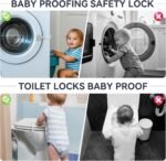 2 Pack Child Safety Cabinet Locks for Baby Proofing, Length Adjustable Latch Straps Dual Button Design for Drawers Fridge Refrigerator Doors Toilet Seat Oven - Image 7
