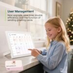 Digital Calendar, 10.1inch Smart WiFi Electronic Calendar&Chore Chart, IPS Touch Screen HD Display for Family Schedules, Share Moments Instantly from Anywhere - Image 5