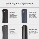 Manduka eKOLite Yoga Mat - 4mm Natural Rubber | Eco-Friendly | Soft Textured Surface | Natural Next-to-Skin Feel - Image 4