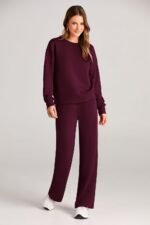 PRETTYGARDEN Womens 2 Piece Outfits 2026 Fall Long Sleeve Sweatshirt Wide Leg Pants Lounge Sets Winter Sweatsuits Tracksuit - Image 5