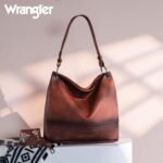 Wrangler Hobo Bags for Women Vegan Leather Top Handle Shoulder Purses and Handbags - Image 3