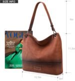 Wrangler Hobo Bags for Women Vegan Leather Top Handle Shoulder Purses and Handbags - Image 8