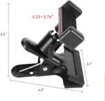 Guitar Head Phone Holder Mount for Live Broadcast Teaching Video Recording Android and iPhone Compatible Guitar/Electric Guitar/Bass/Ukulele - Image 3