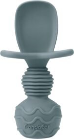 PandaEar 6 Pack Silicone Baby Spoons - Self Feeding Infant Spoons for 6-12 Months Toddlers - Baby Led Weaning Supplies - Image 8