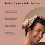 Kitsch Scalp Renewal Brush - Exfoliating & Scalp Massager for Hair Growth, Gentle Head Massage Brush to Remove Buildup, Boost Circulation & Relaxing Head Scrubber for Washing Hair - Terracotta - Image 5