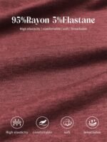 Liu & Qu 3 Packs Womens Maternity Shirts Split Side Long Sleeve Pregnancy Tops Loose Fit Casual Maternity Clothes - Image 5